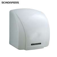 2020 New ABS Plastic Raw Material Wall Mounted Stainless Steel Hand Dryer For Toilet