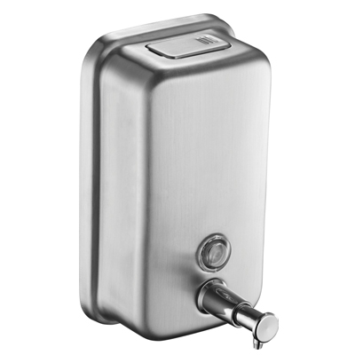 500ML Hotel stainless steel hand liquid soap shampoo dispenser wall mounted