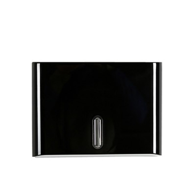 Unique design Wall Mounted Plastic Z Fold Toilet Kitchen Manual Black Paper hand Towel Dispenser With Key